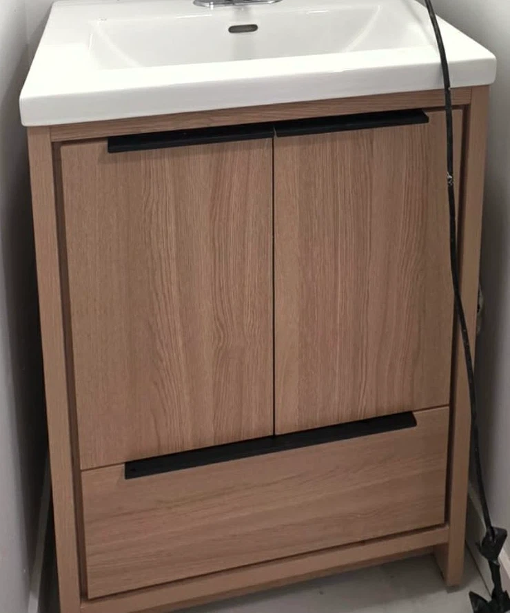Wooden Bathroom Vanity with Sink