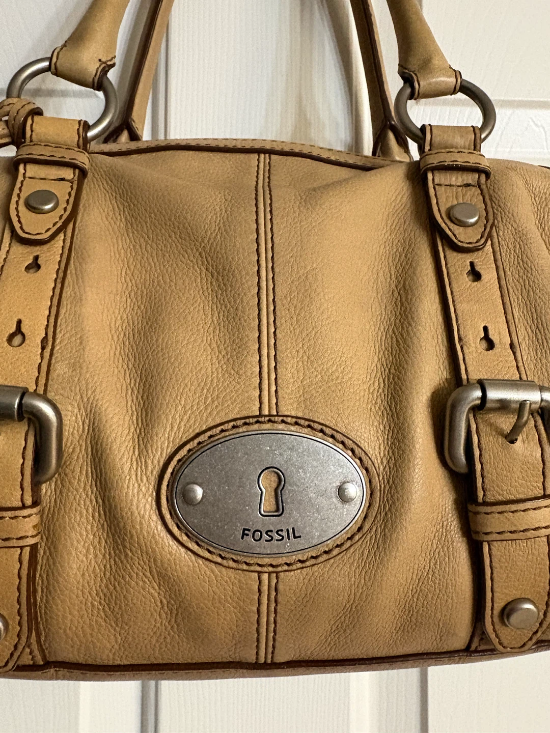 Fossil “Maddox” Leather Satchel Handbag - photo 2
