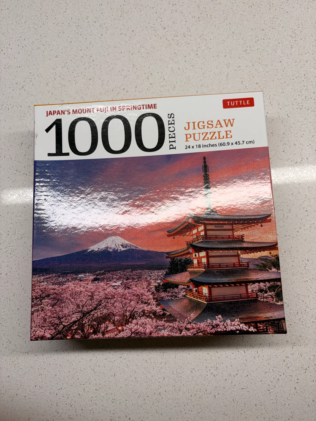 Tuttle 1000 Piece Jigsaw Puzzle - Japan's Mount Fuji