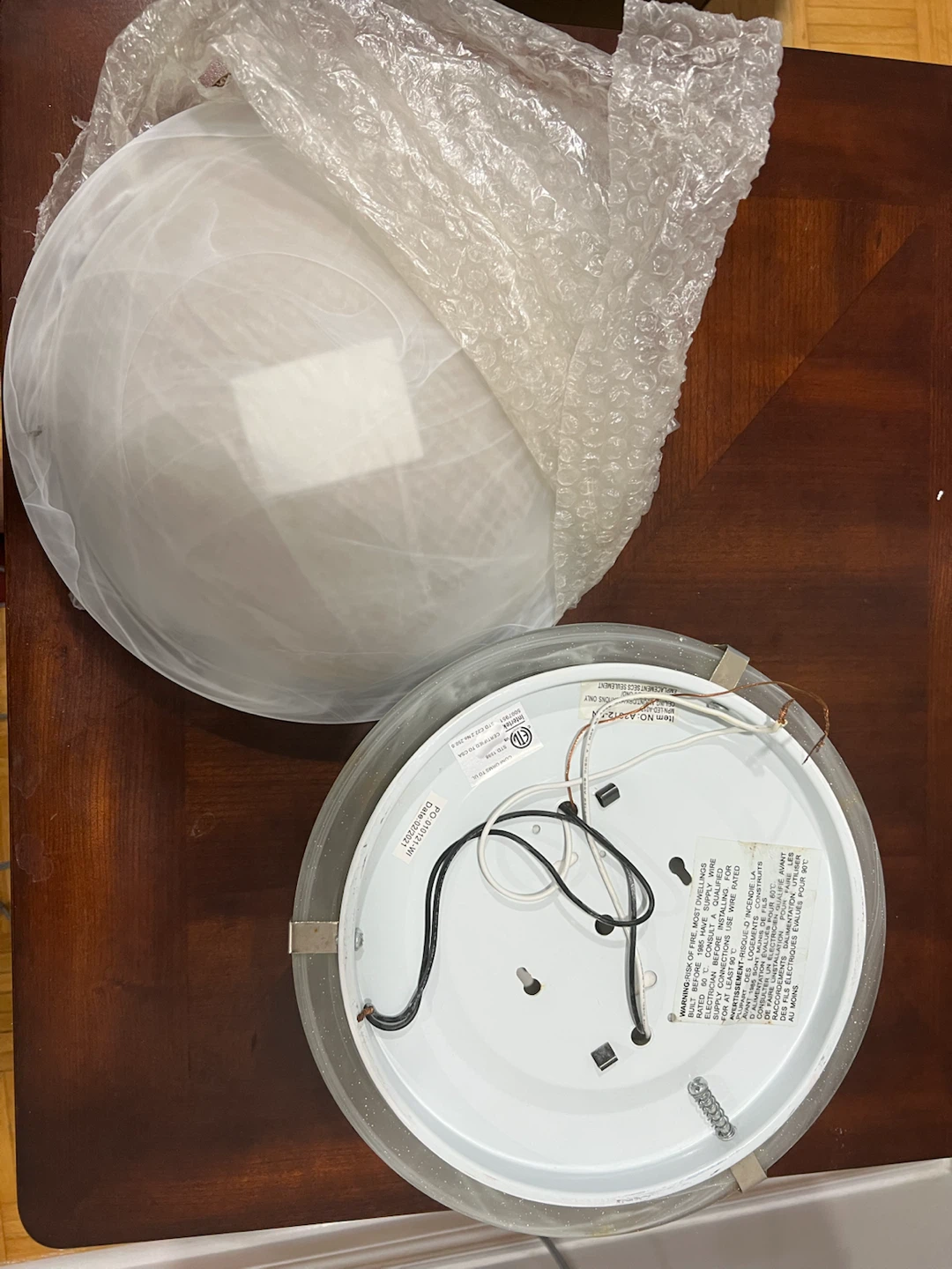 Frosted Glass Light Fixtures