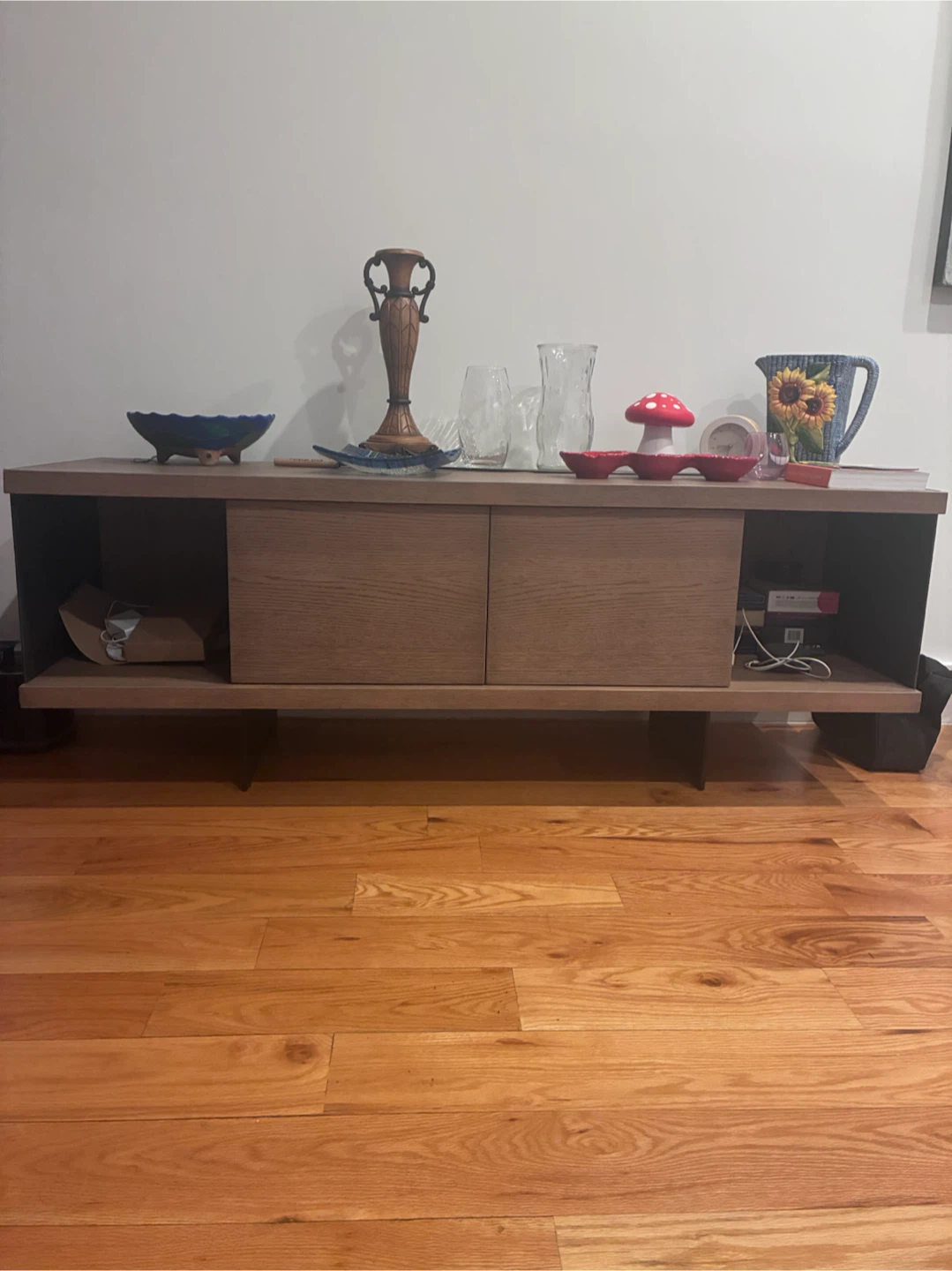 Modern Wooden Media Console