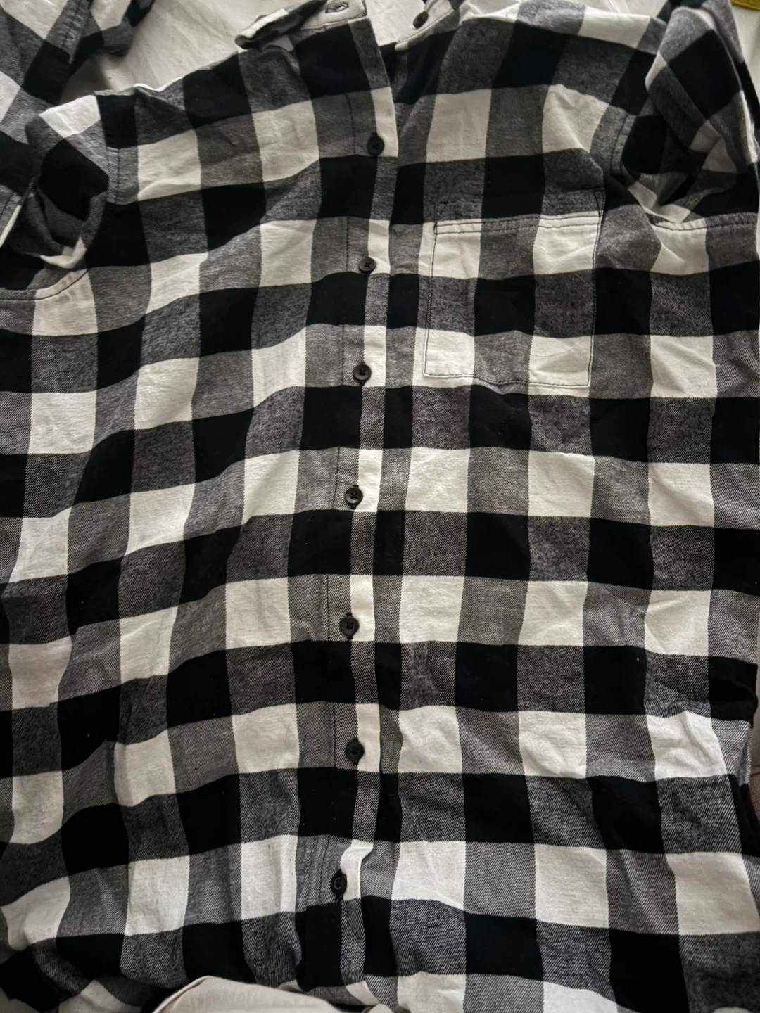 Black and White Buffalo Plaid Shirt - photo 2