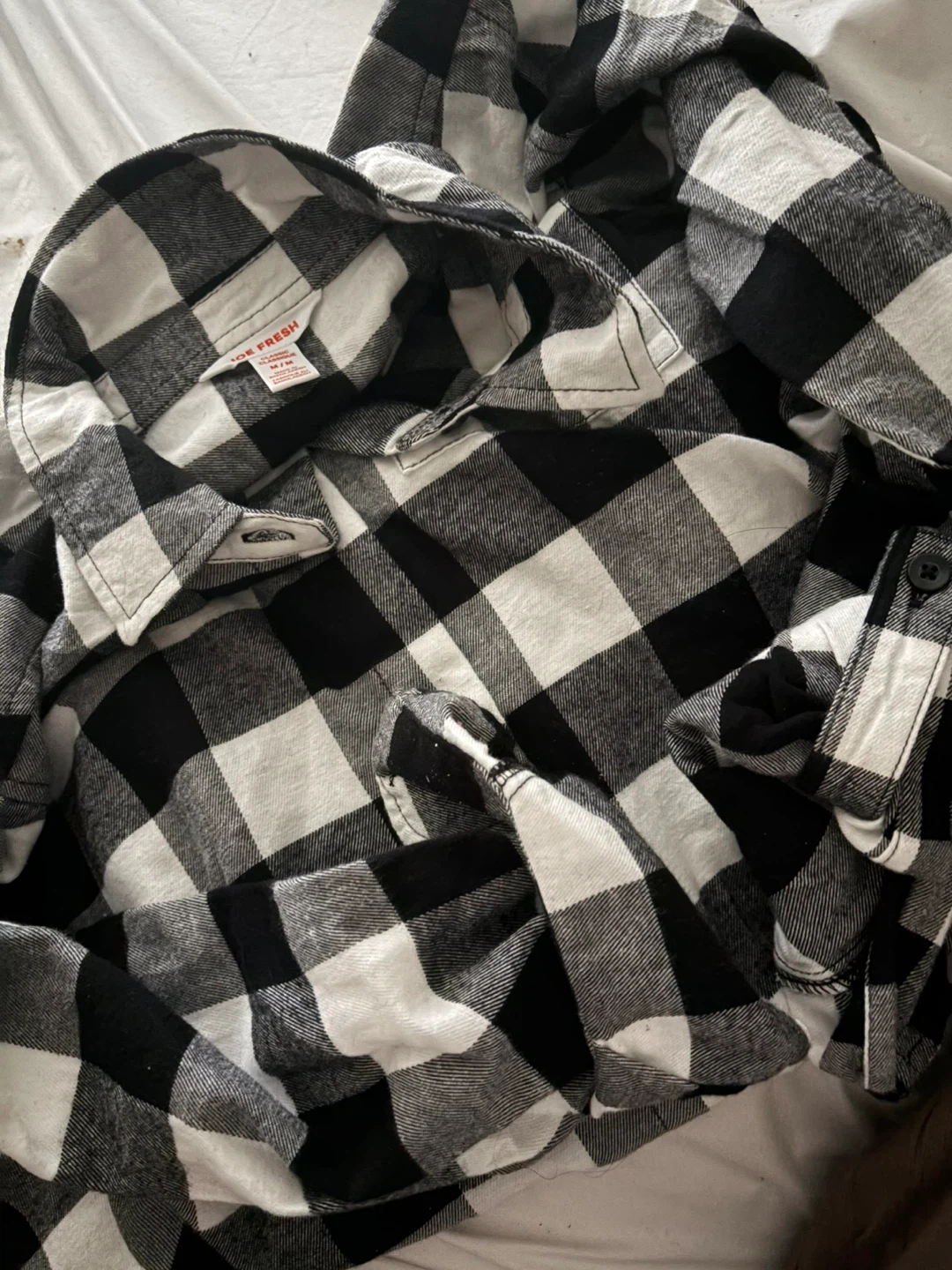 Black and White Buffalo Plaid Shirt - photo 3