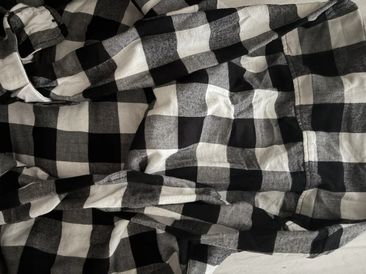Black and White Buffalo Plaid Shirt - photo 4