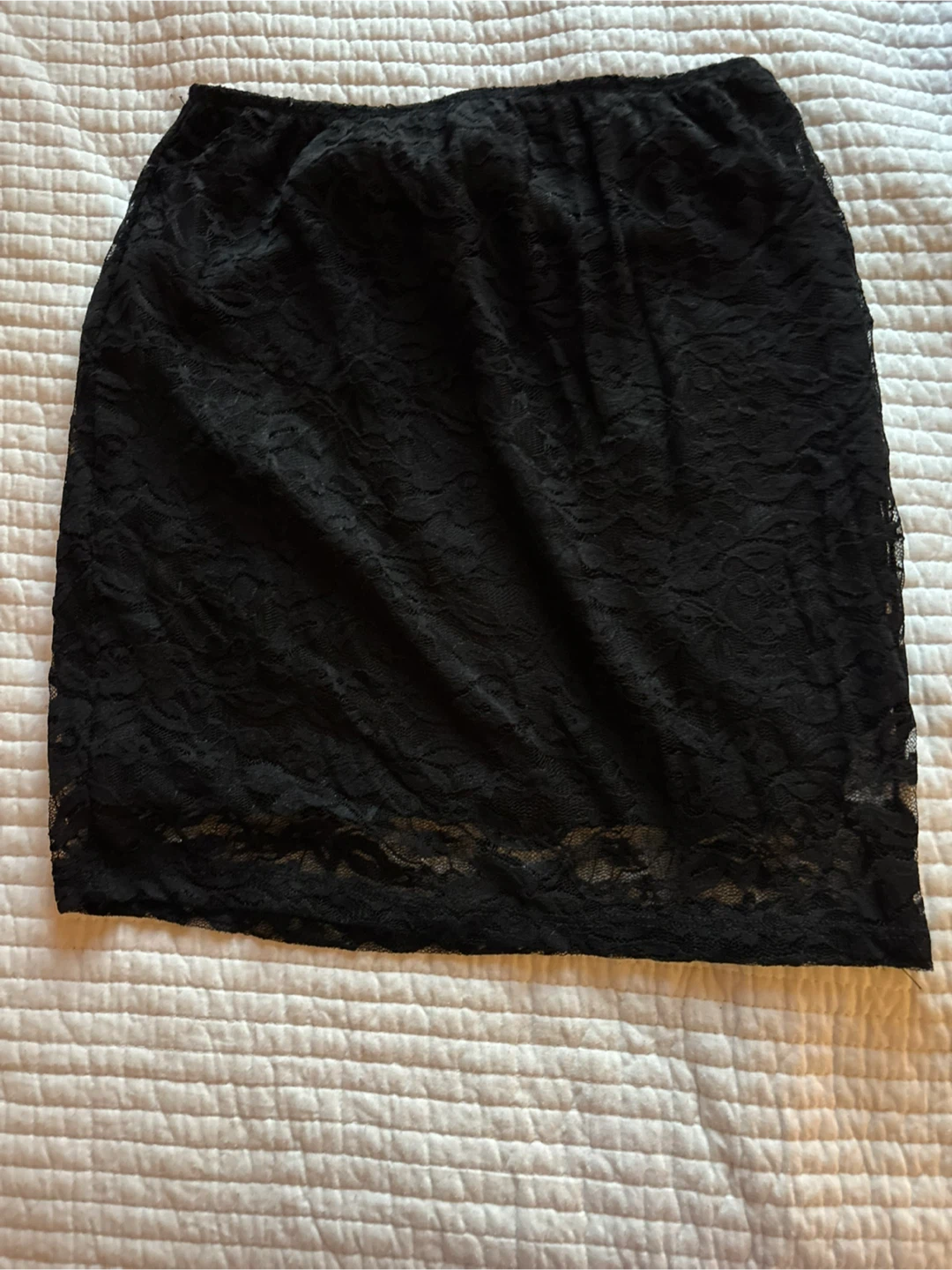 Black Lace Skirt