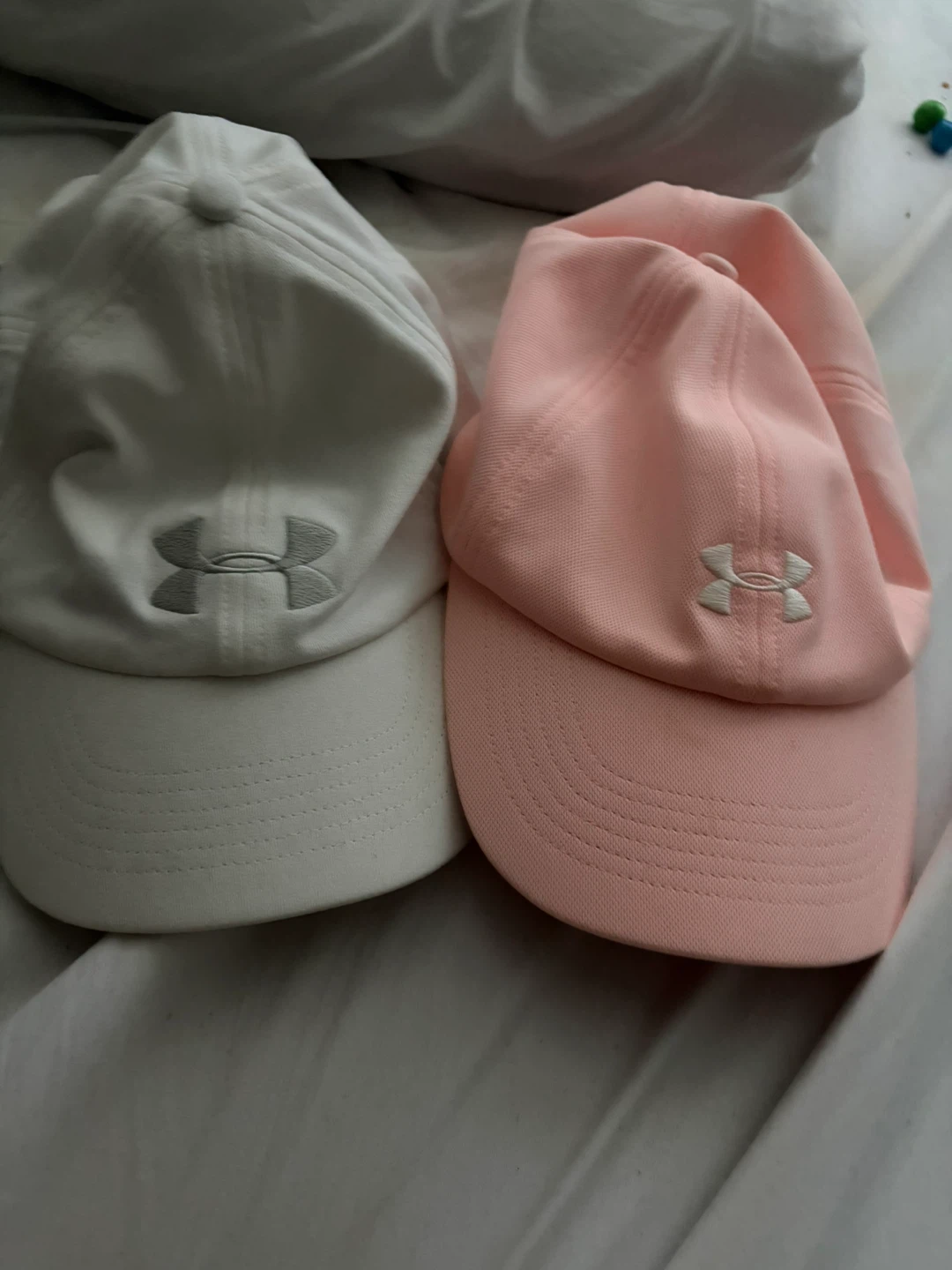 Under Armour Baseball Caps - Pink and White