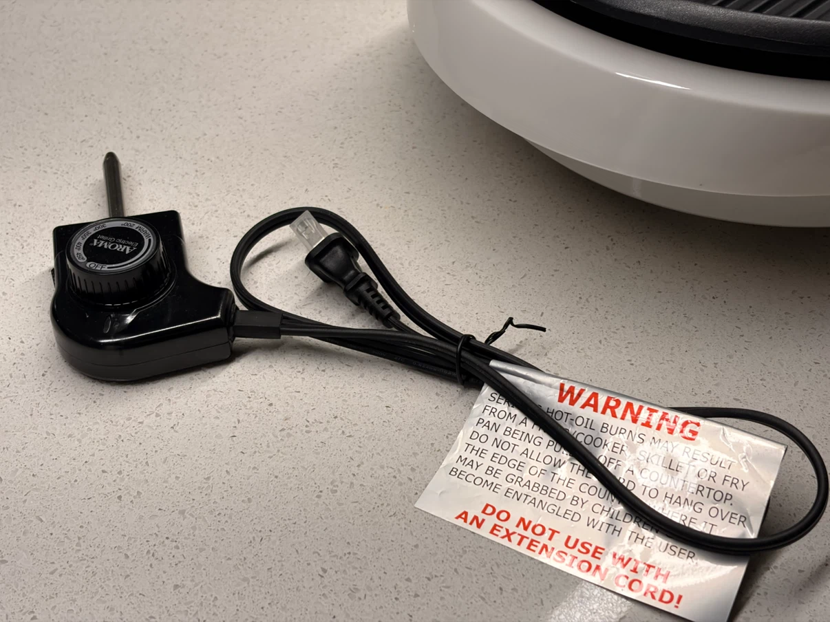 Electric Skillet Griddle Pan with Lid - photo 3