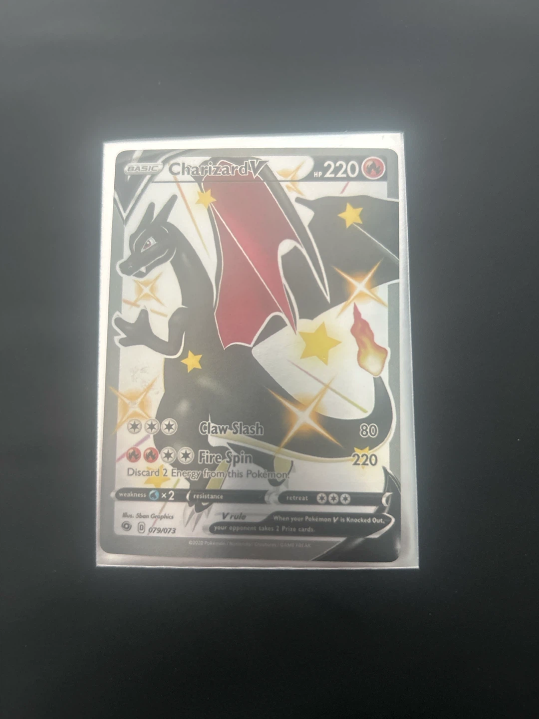 Pokémon Charizard V TCG Card 079/073