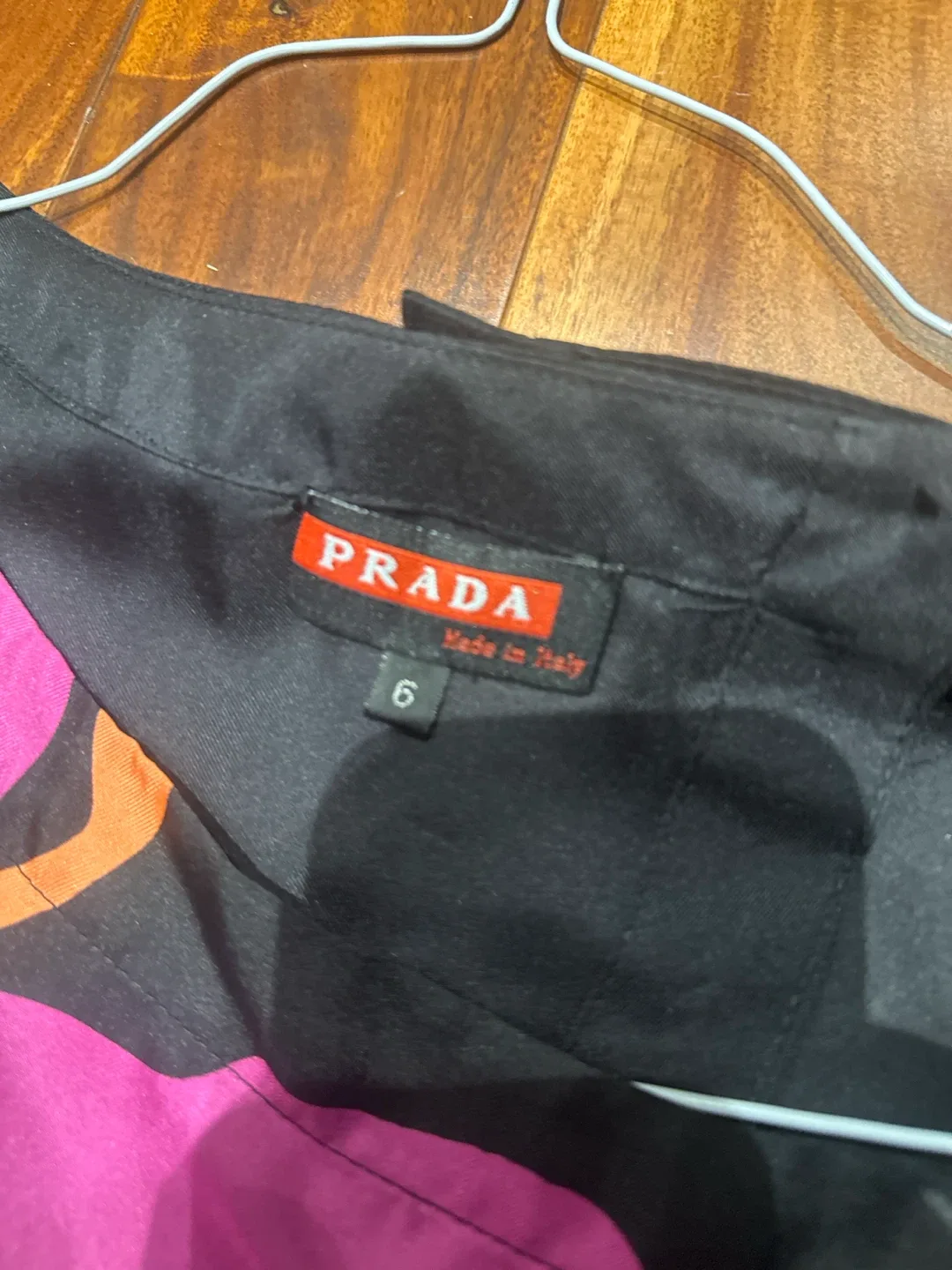 Prada Black Floral Print Romper Size 6 - photo 2