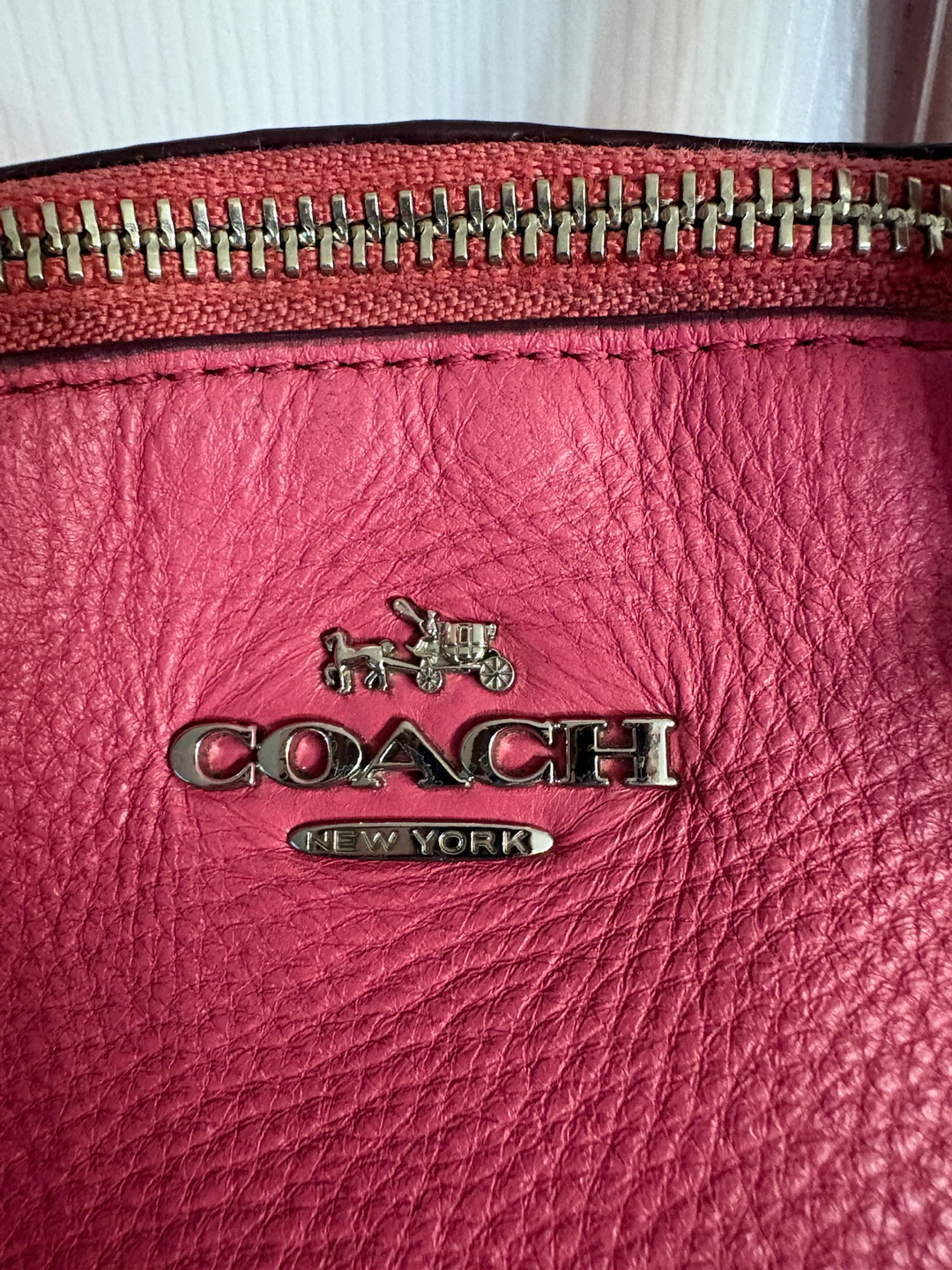 Coach Small Kelsey Satchel in Pink Pebbled Leather - photo 3