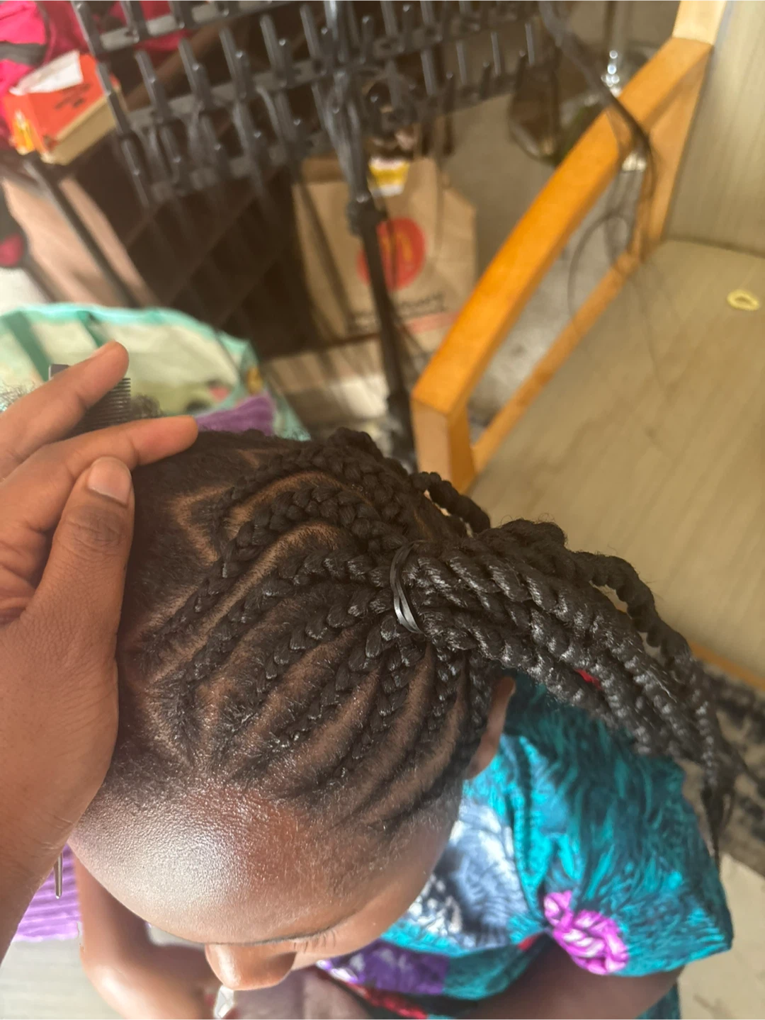 Kids Twist Braids with Beads - photo 3