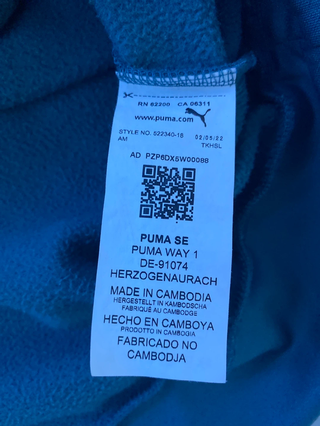 Puma Train All Day PWRFLEECE Hoodie Evening Sky Blue XL - photo 4