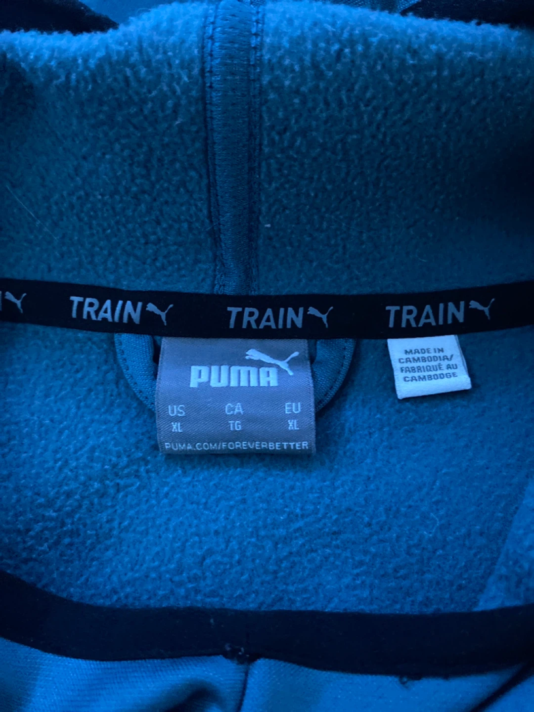 Puma Train All Day PWRFLEECE Hoodie Evening Sky Blue XL - photo 3