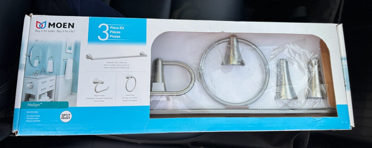 Moen Hollyn 3-Piece Bath Accessory Kit - photo 3