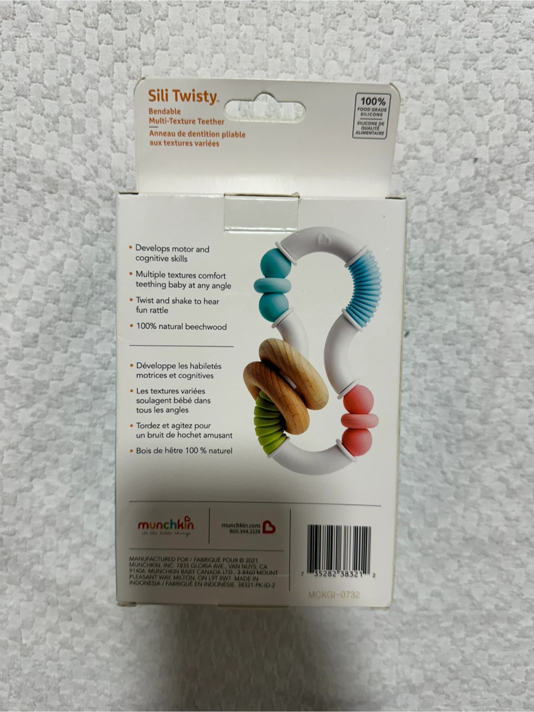 Munchkin Sili Twisty Bendable Teether - photo 2