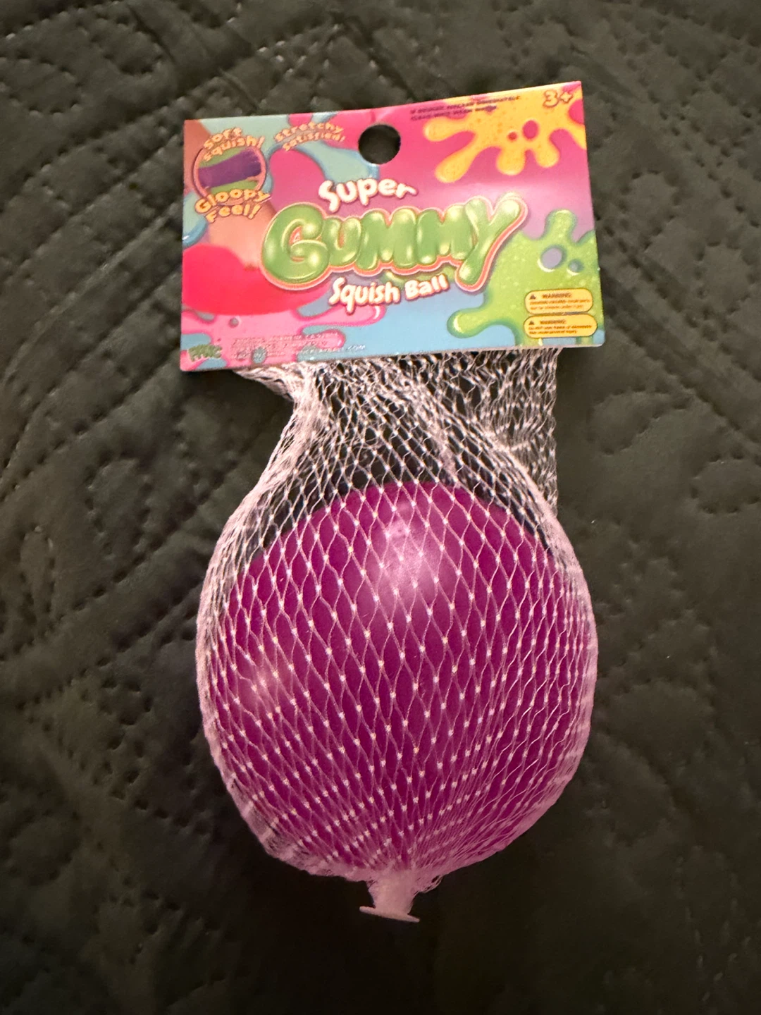 Super Gummy Squish Ball - Purple