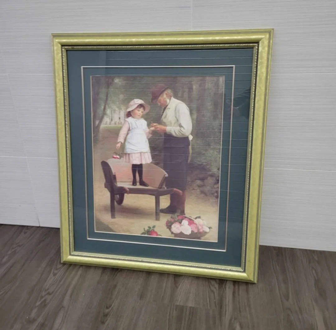 Art Print frame "The Thorn", 19th Century Antique James Hayllar - photo 2