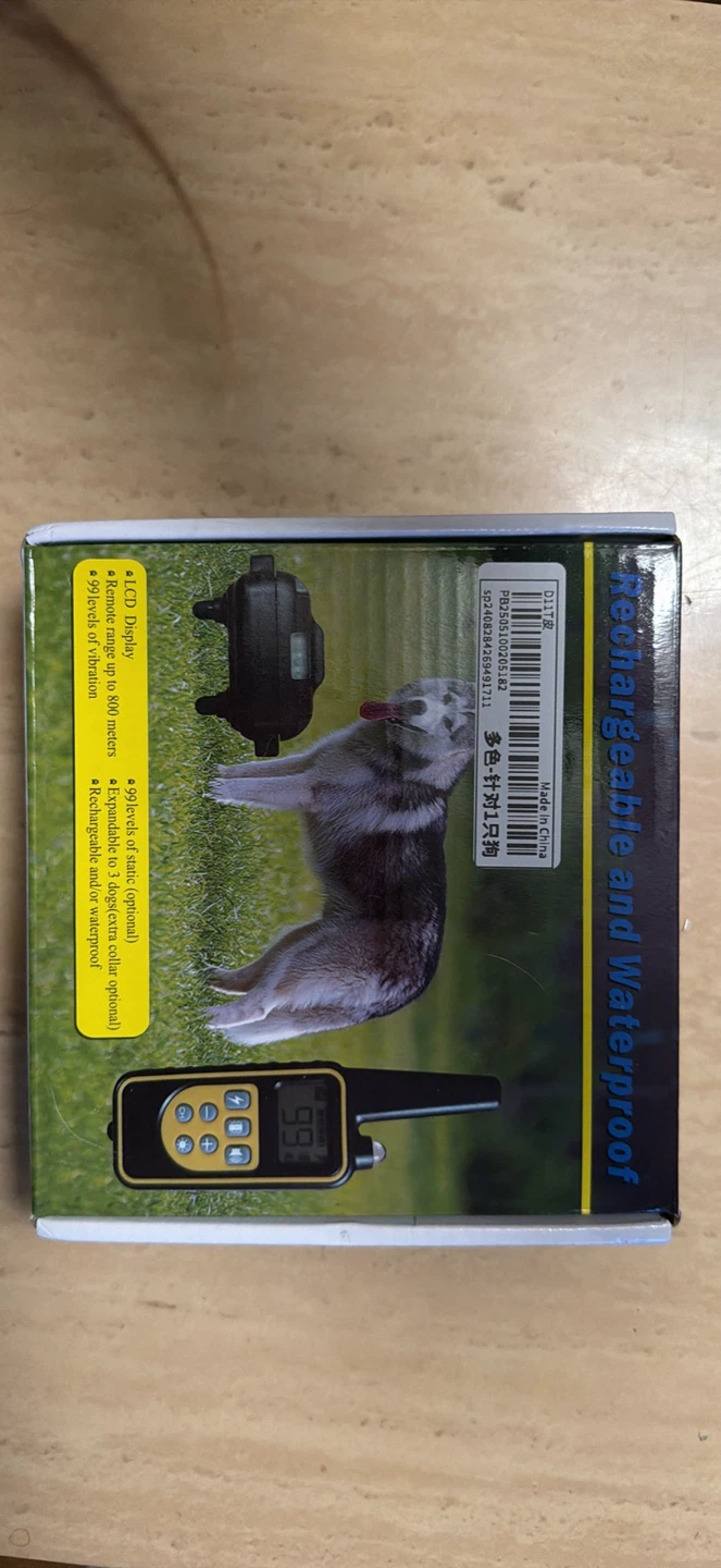 Rechargeable and Waterproof Dog Training Collar Set