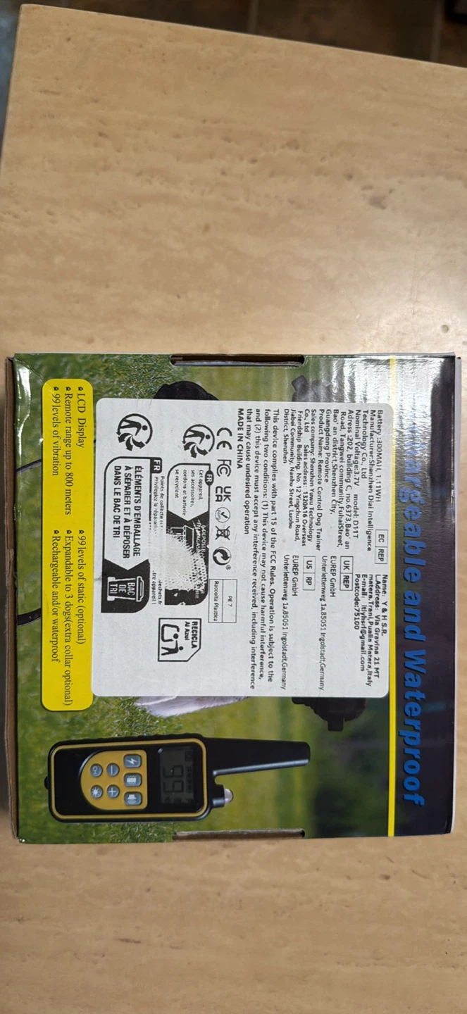 Rechargeable and Waterproof Dog Training Collar Set - photo 3