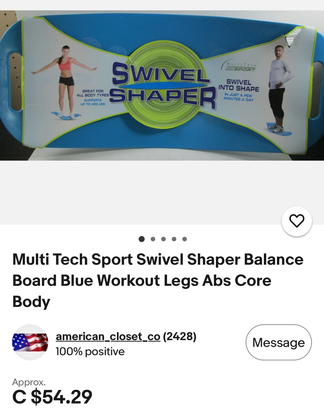 Multi Tech Sport Swivel Shaper Balance Board - photo 3