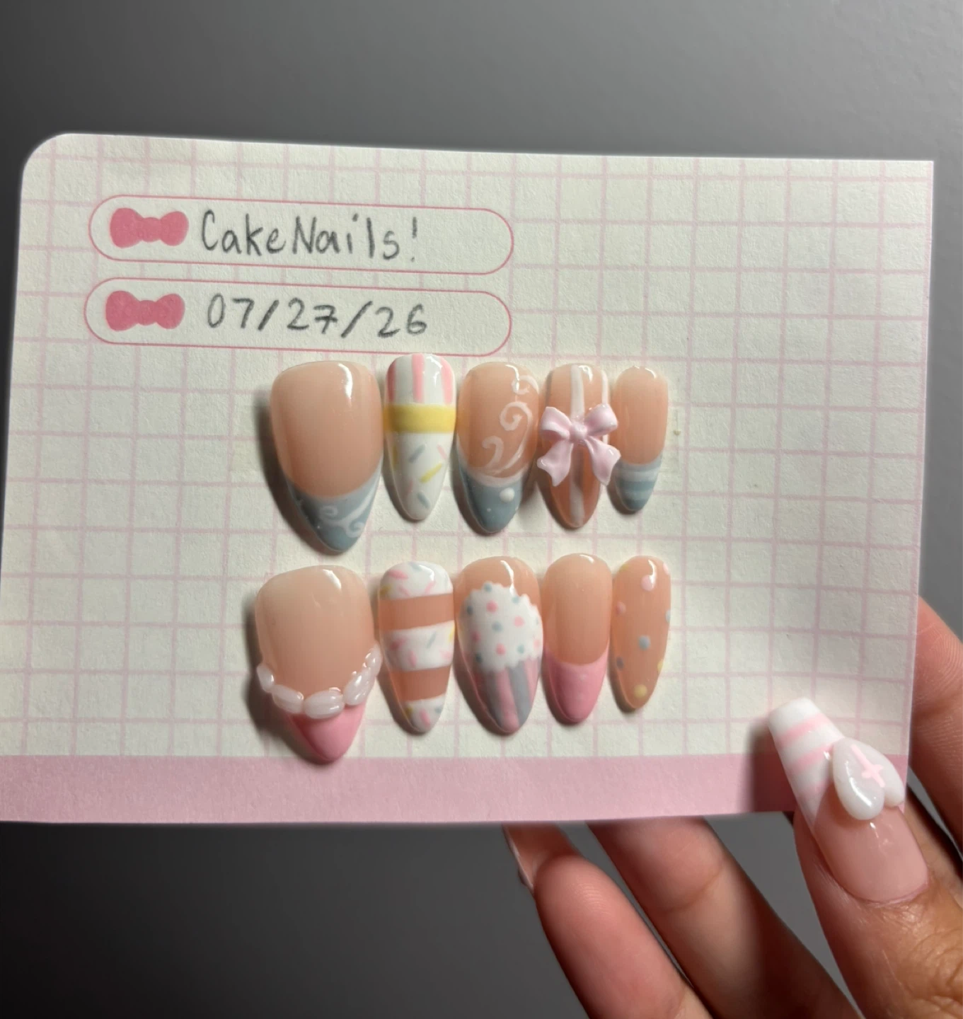 Cake Nails! Handmade Press-On Nails - photo 2