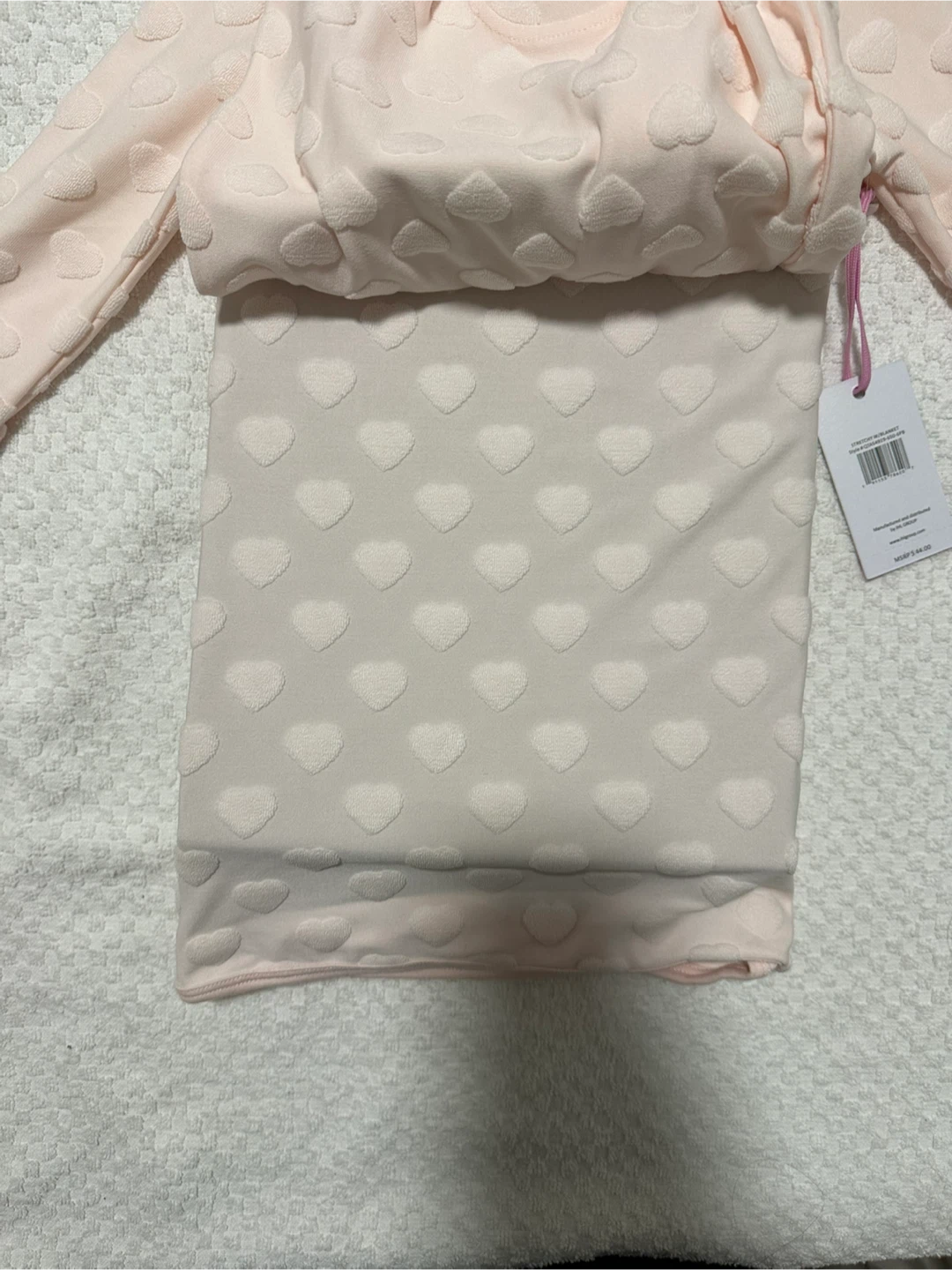 Jason Wu Baby Pink Heart Footie Pajamas - photo 2