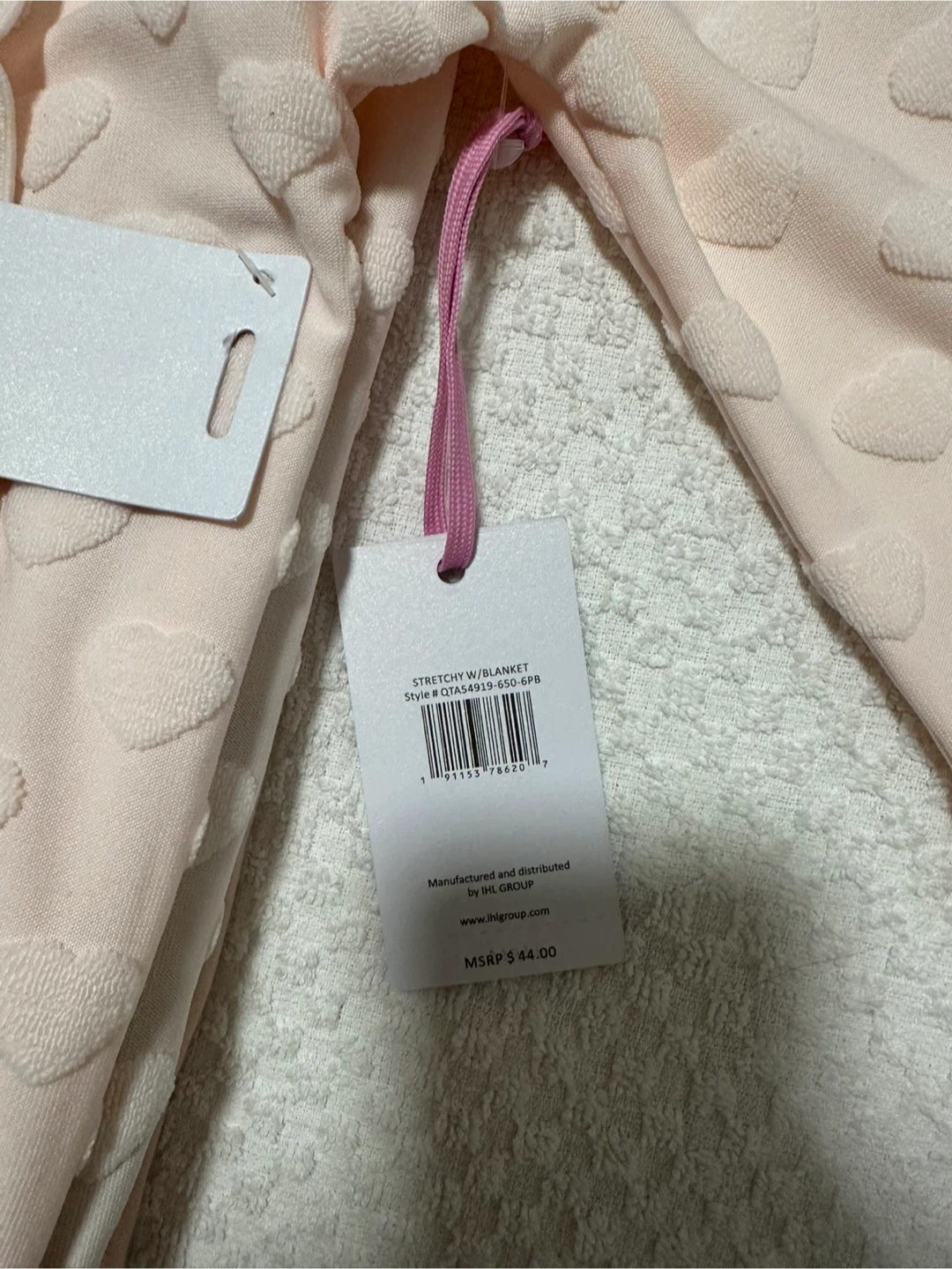 Jason Wu Baby Pink Heart Footie Pajamas - photo 4