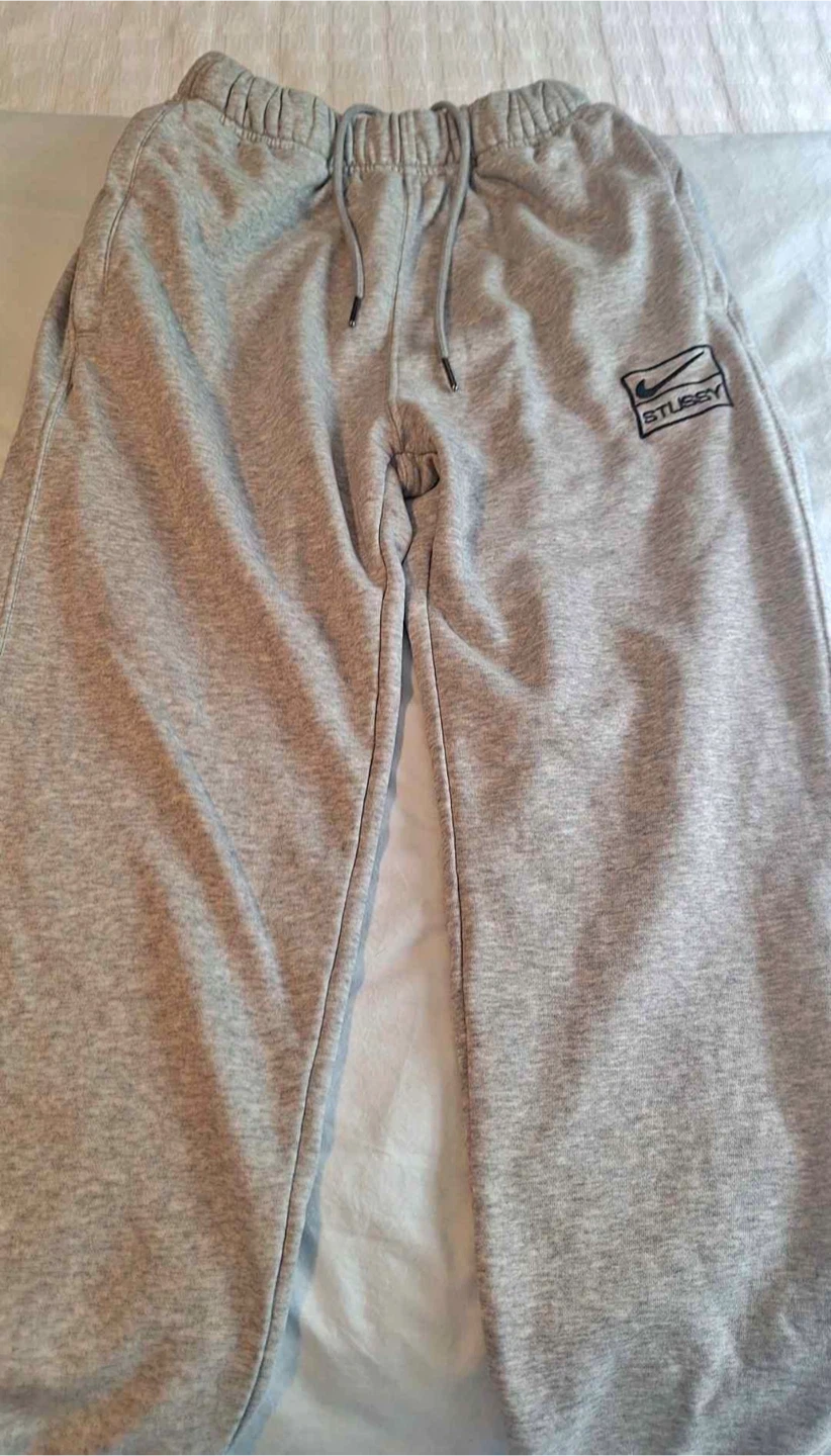 Nike x Stussy Grey Sweatpants - photo 3