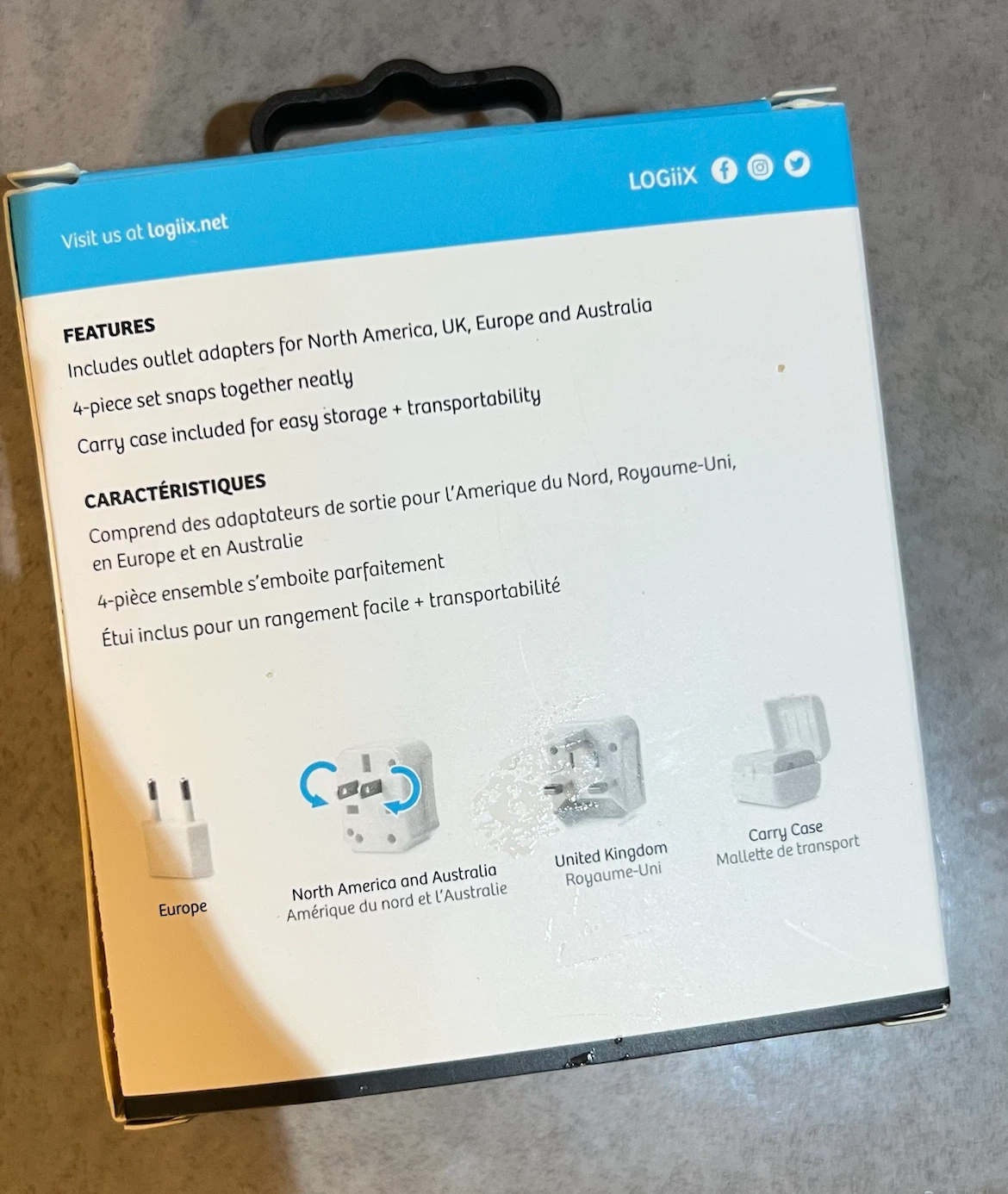 Logiix World Traveler JET SETTER Universal Travel Adapter - photo 2