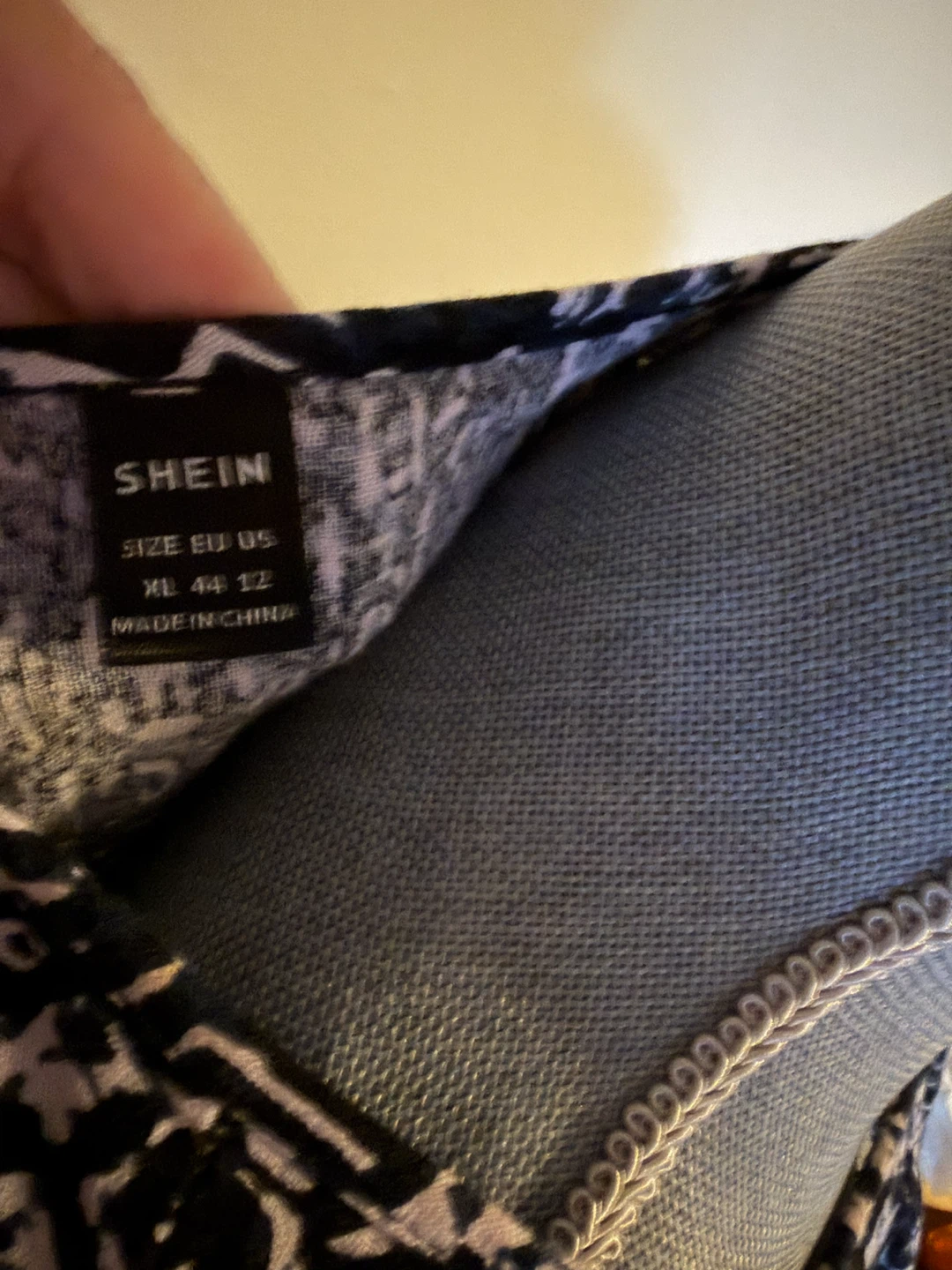 SHEIN Maxi Dress Black White Pattern XL - photo 4