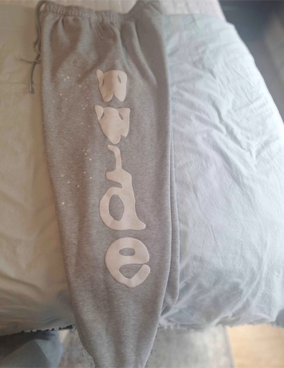 Grey sp5der sweatpants - photo 3