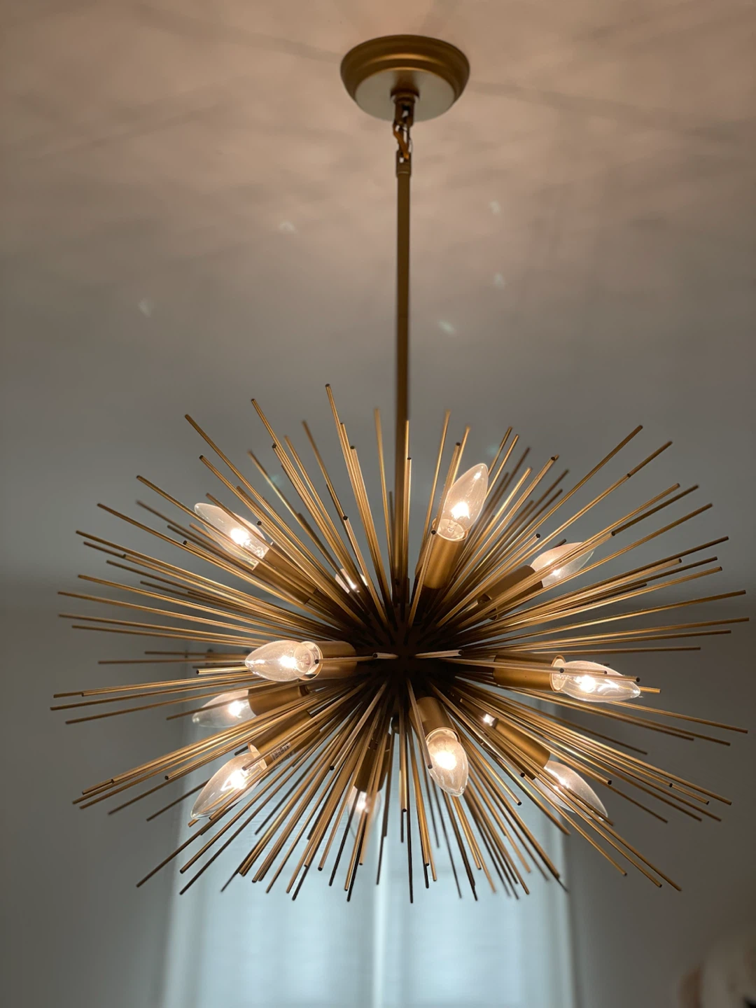 Decomust 24 Inch Sputnik Chandelier Plated Gold - photo 5