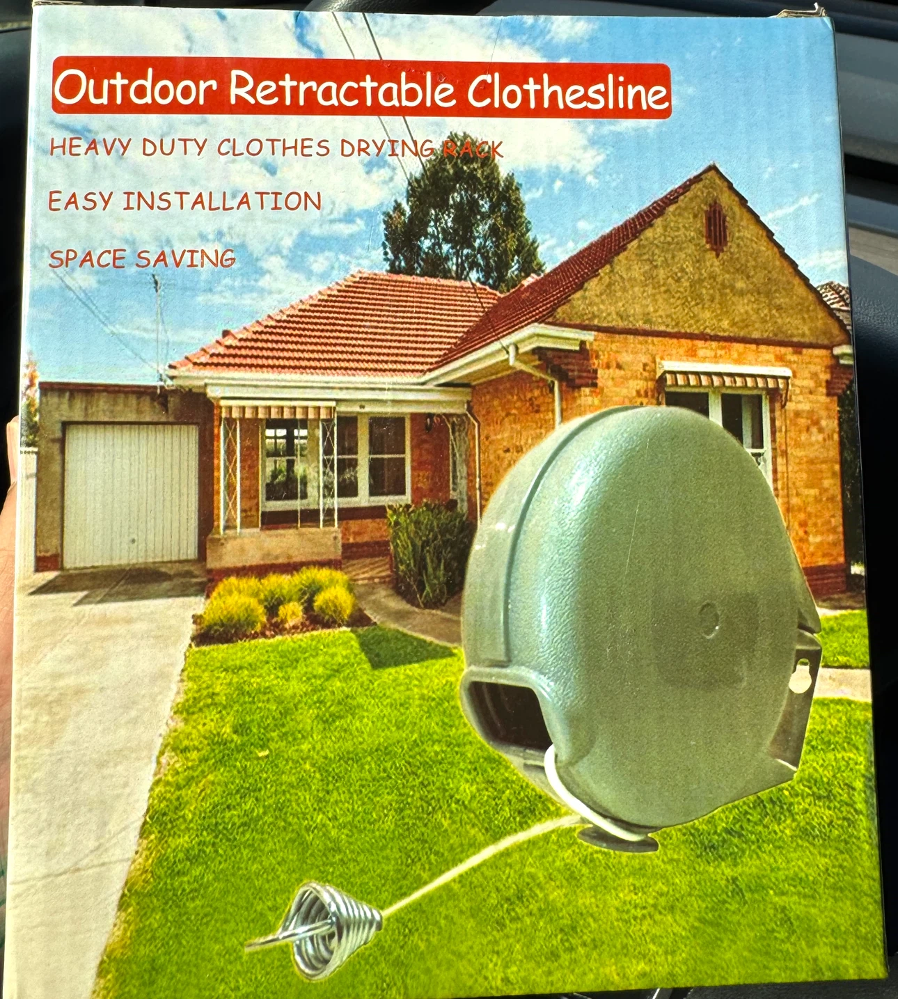 Outdoor Retractable Clothesline
