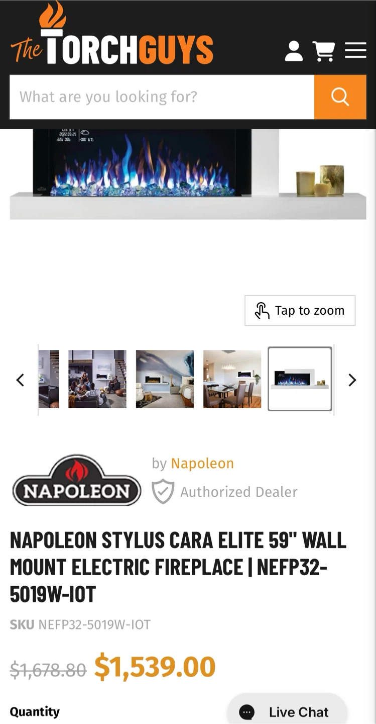 Napoleon Stylus Cara Elite 59" Electric Fireplace - photo 5