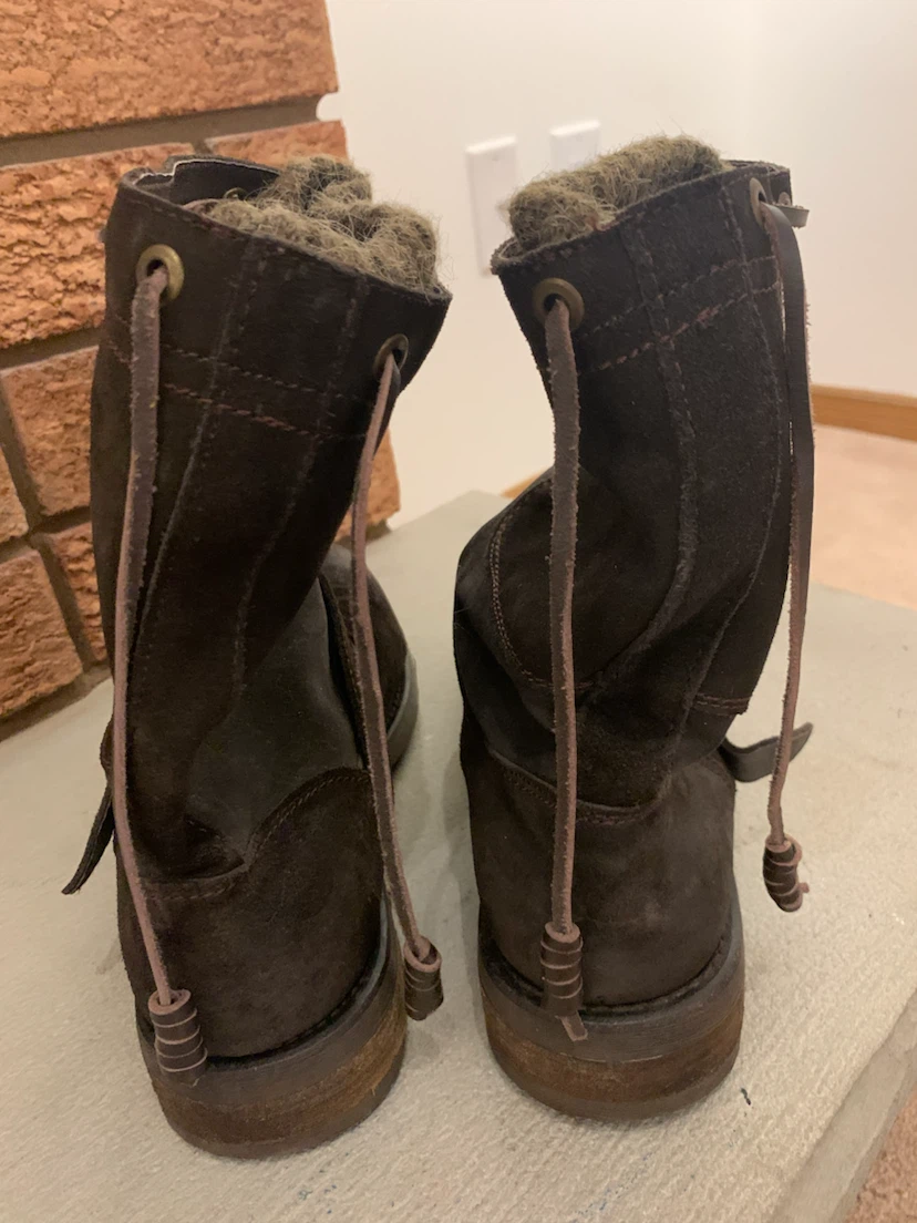 Brown Suede Leather Boots - photo 2