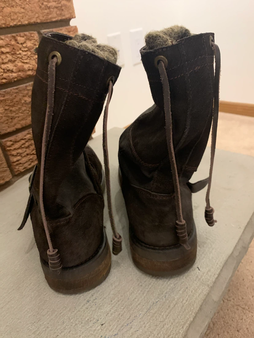 Brown Suede Leather Boots - photo 3