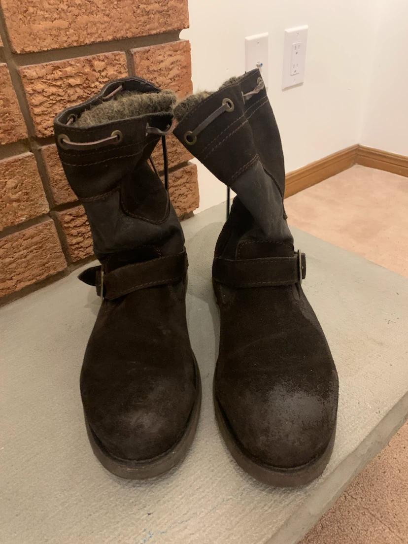 Brown Suede Leather Boots - photo 4