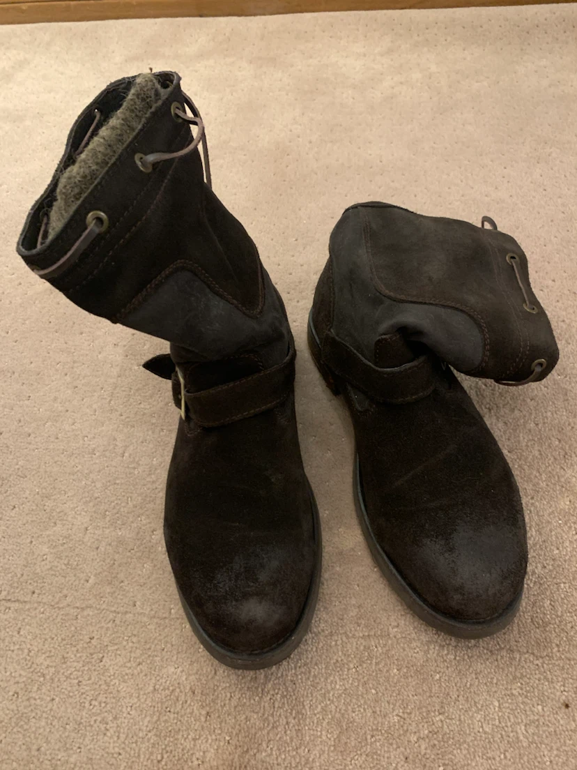 Brown Suede Leather Boots - photo 5