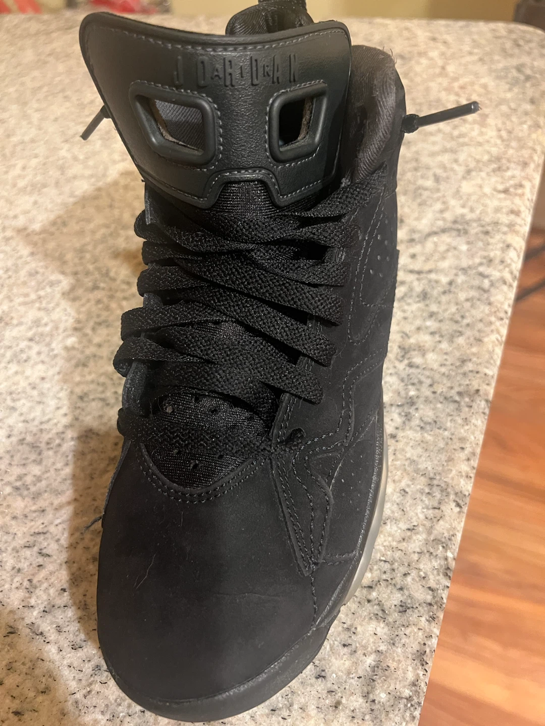 Nike Air Jordan 6 Black Suede Sneakers