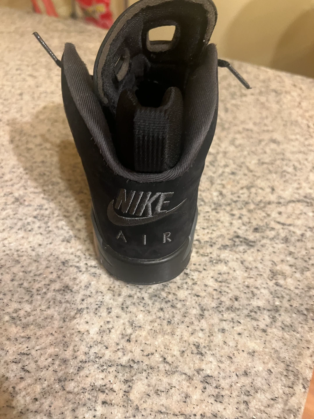 Nike Air Jordan 6 Black Suede Sneakers - photo 3