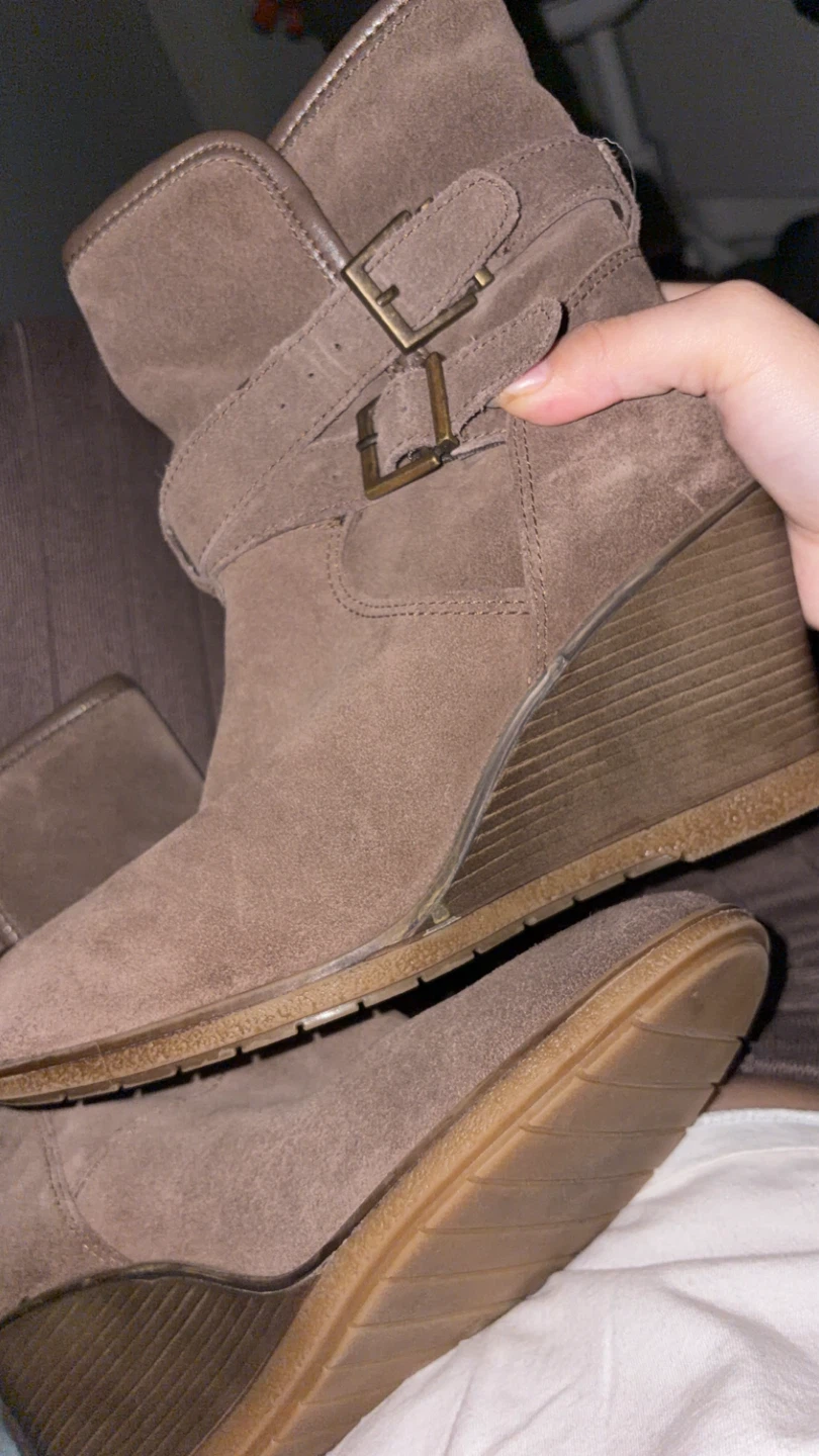 Brown Wedge Boots - photo 5