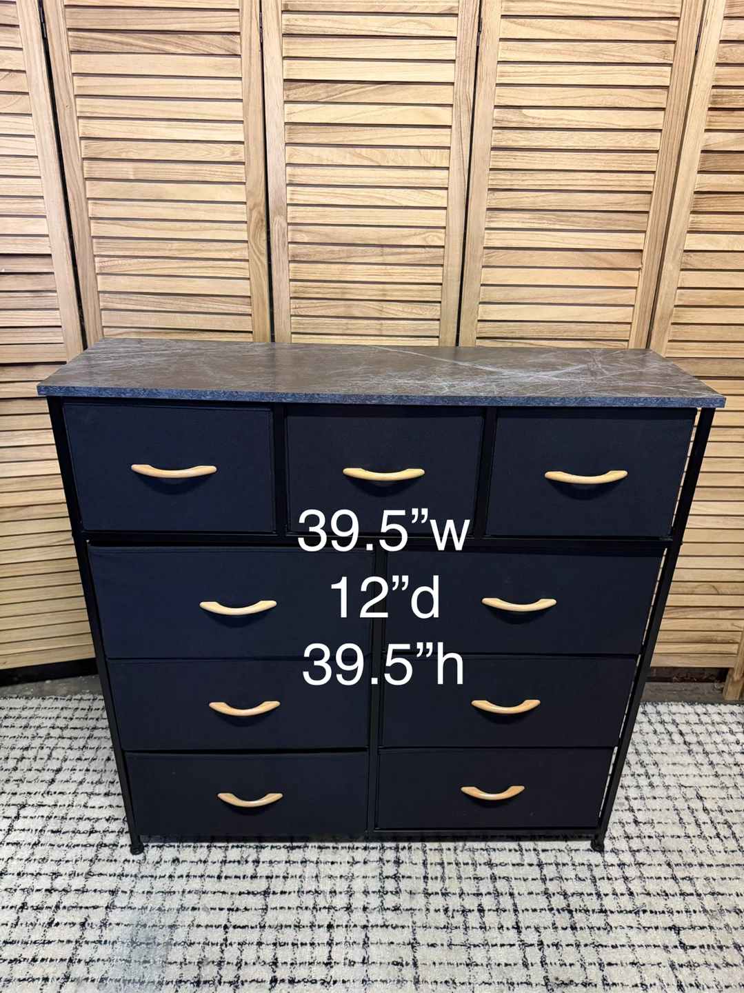 Black drawer dresser organizer - photo 4