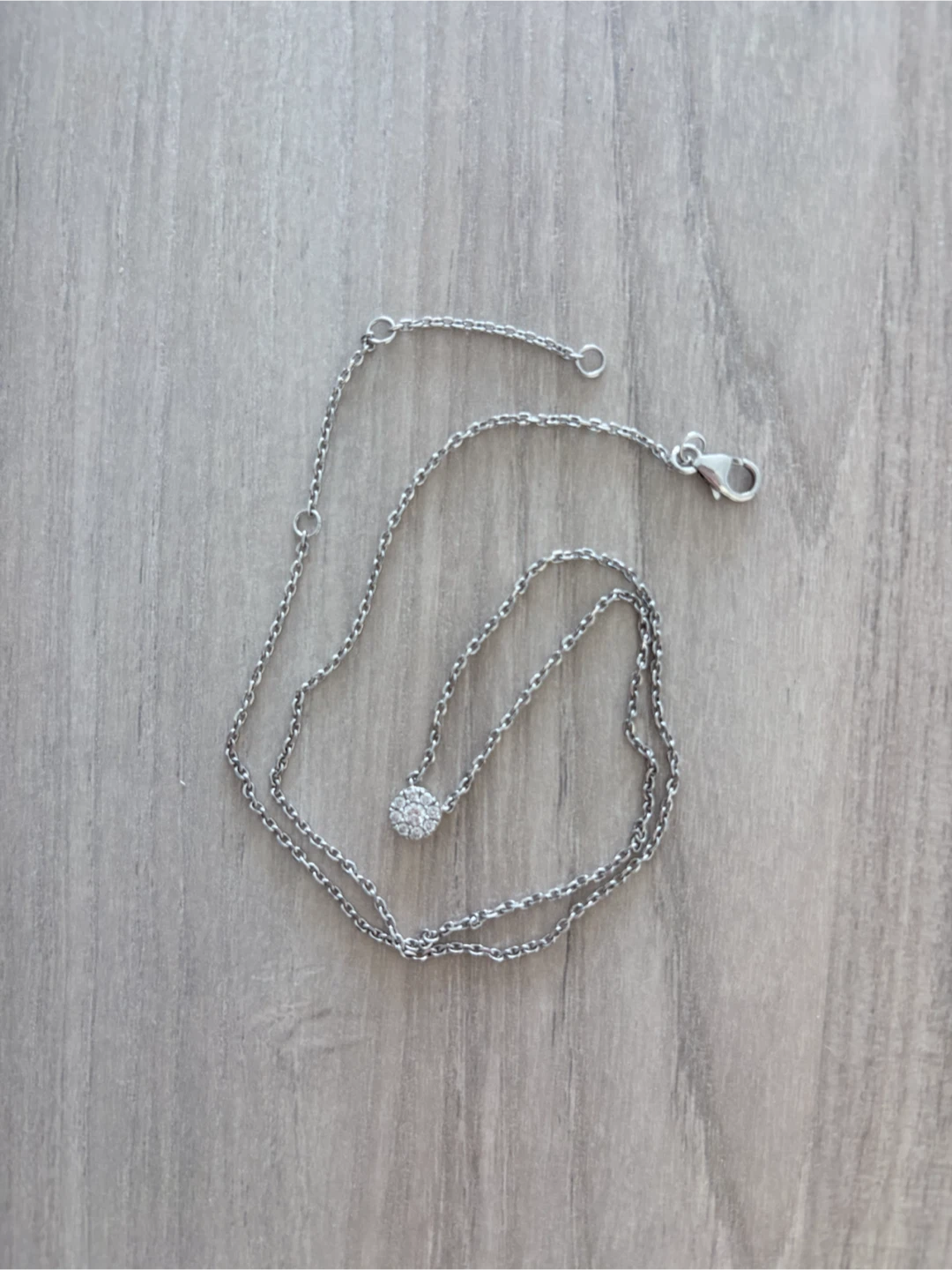 Peoples Jewellers Sterling Silver Lab-Grown Diamond Necklace