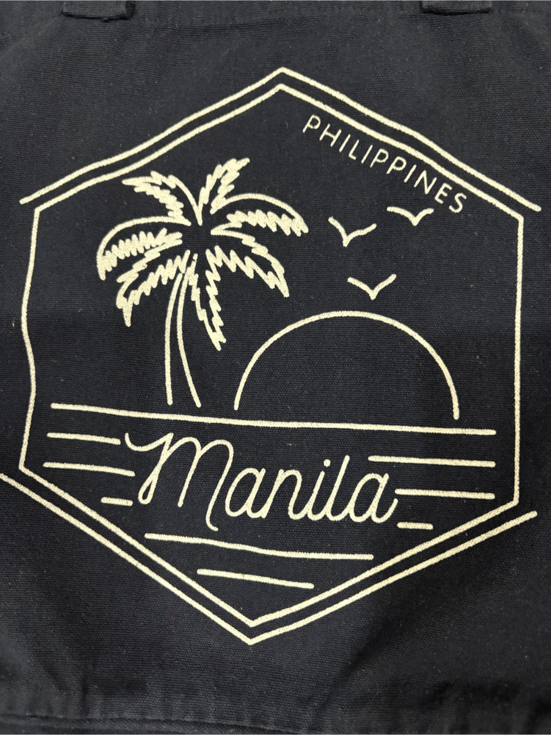 Navy Blue Manila Philippines Tote Bag - photo 2