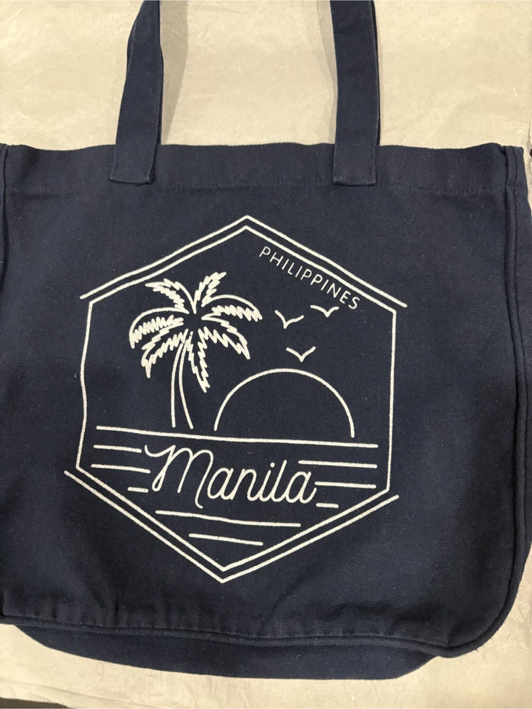 Navy Blue Manila Philippines Tote Bag - photo 3