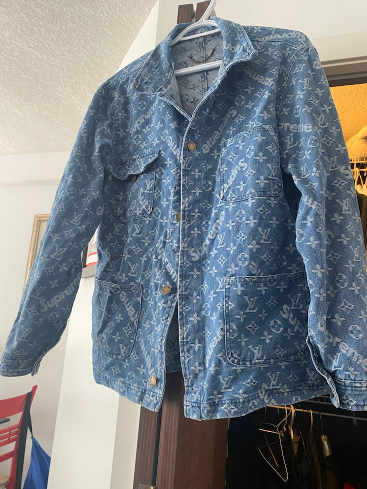 Supreme Louis Vuitton Monogram Denim Jacket - photo 2