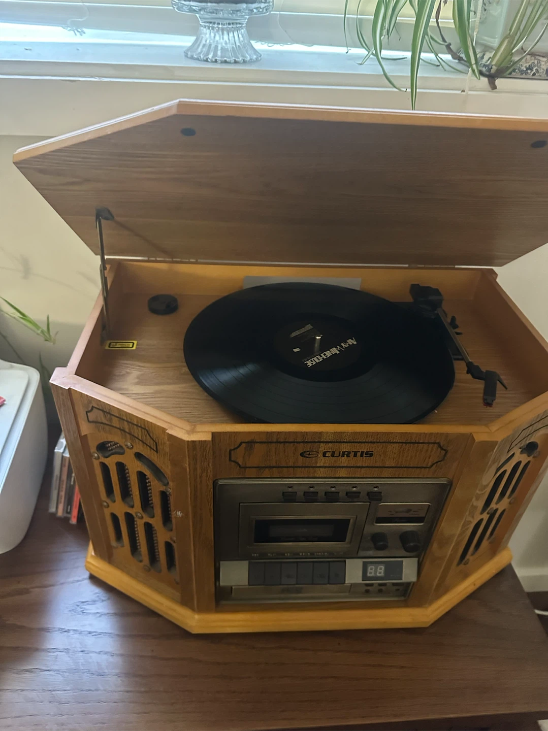 Curtis Record Player with Cassette and CD Player