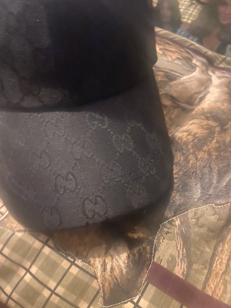 Black Gucci Monogram Baseball Cap - photo 2