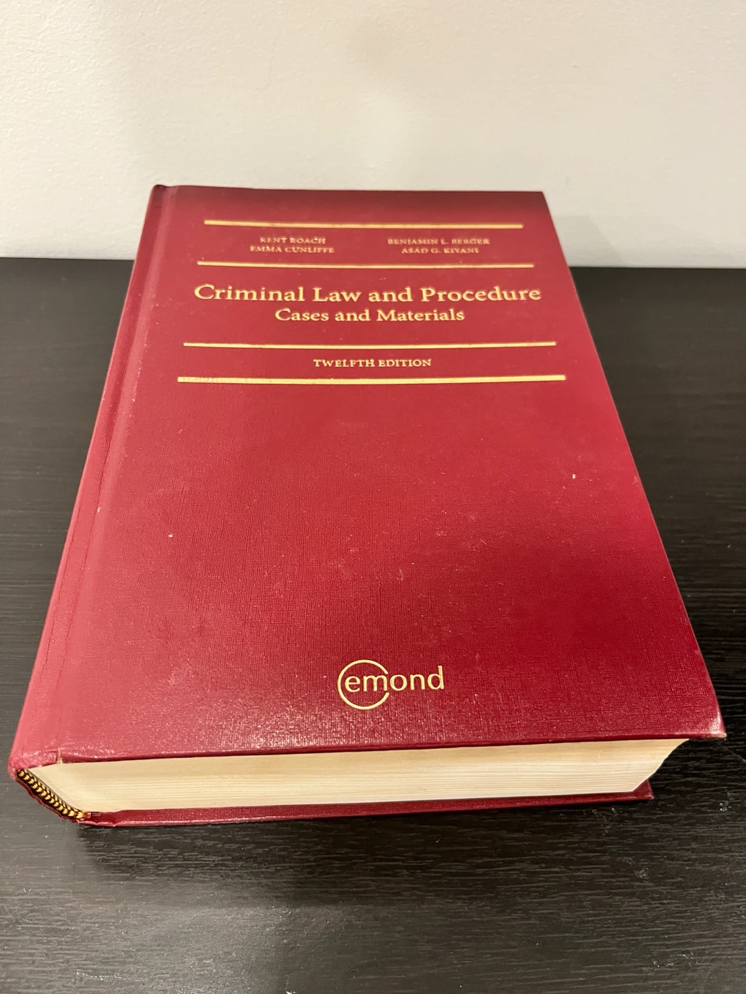 Criminal Law and Procedure: Cases and Materials