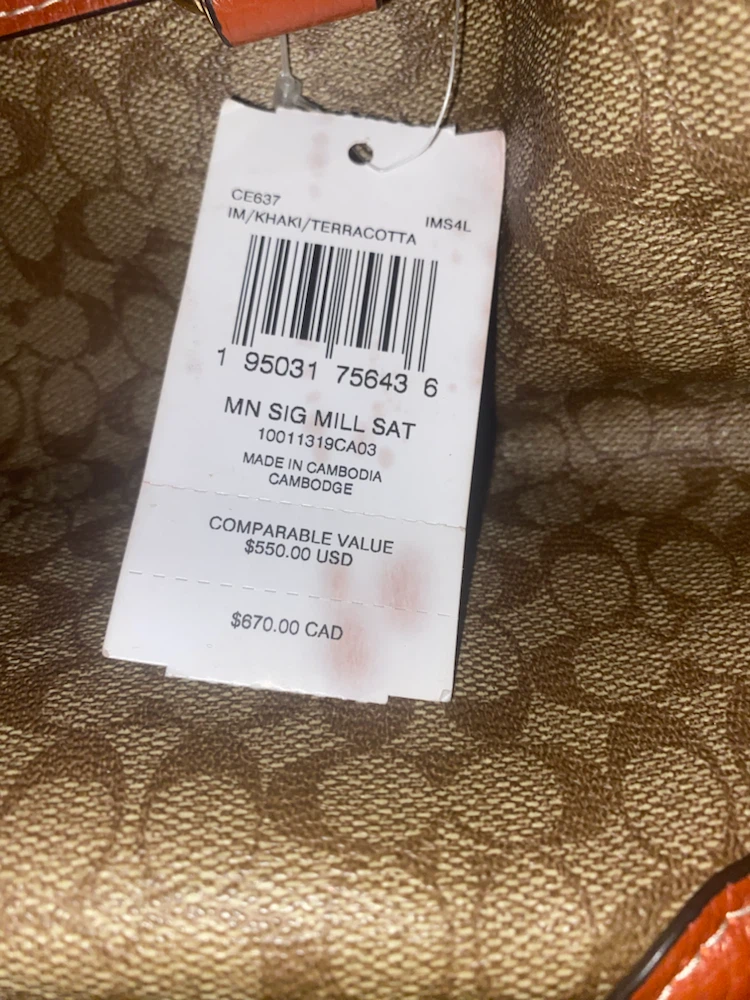 Coach MN Sig Mill Satchel Handbag - photo 2